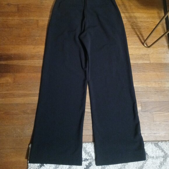 Abercrombie & Fitch Classic Black Wide-Leg Trousers - Picture 16 of 16